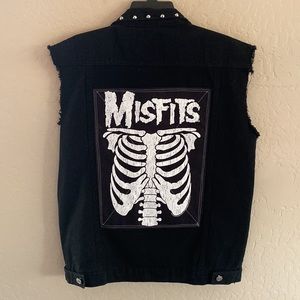 Misfits studded Vest unisex